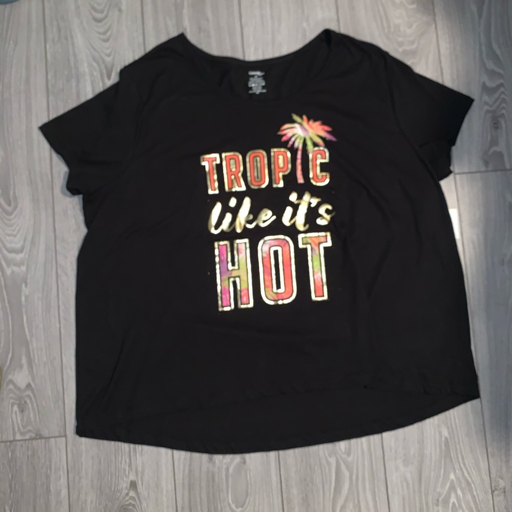 Women’s Plus Size “TROPIC like it’s HOT” T-Shirt
